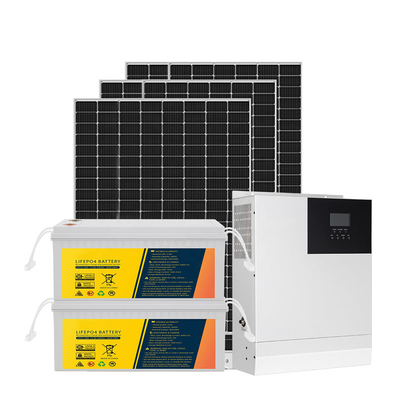 کیت سیستم خورشیدی خانگی 3KW Off Grid 50HZ 60HZ MPPT 110-250V