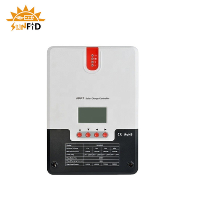 60A 12V Powerwall باتری لیتیومی 24V 48V LCD کنترل انرژی خورشیدی TTL RS485 BT