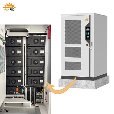 215KWh سیستم ذخیره انرژی باتری یکپارچه و مدولار سیستم خورشیدی BESS در فضای باز