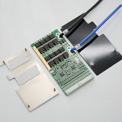 50A BMS برای باتری لیتیوم یونی 17s 60 ولت با کنترل دمای صفحه محافظ PCB PCB دوچرخه برقی Ebike