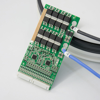 50A BMS برای باتری لیتیوم یونی 17s 60 ولت با کنترل دمای صفحه محافظ PCB PCB دوچرخه برقی Ebike