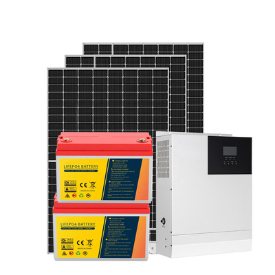 کیت سیستم خورشیدی خانگی 3KW Off Grid 50HZ 60HZ MPPT 110-250V