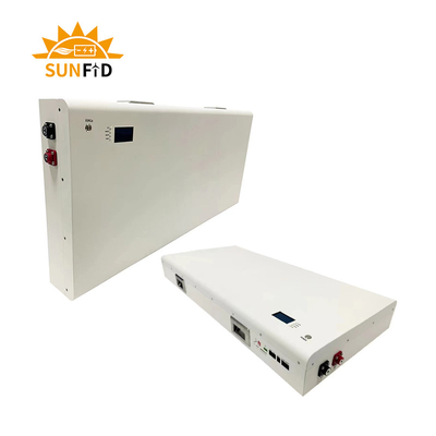 7200WH فوق العاده نازک تیغه Lifepo4 باتری Powerwall 48V سیستم برق خانگی خورشیدی