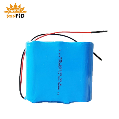 بسته باتری لیتیومی قابل شارژ 9.6V 3.6Ah 26650 3S1P Lifepo4