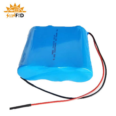 1500mAh 9.6V 18650 بسته باتری لیتیوم LiFePO4 بسته باتری قابل شارژ برای برق در فضای باز