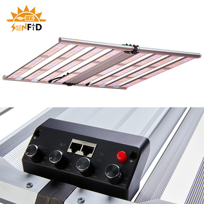 باغبانی گیاه داخلی چراغ رشد LED 1000W تنظیم طیف UV IR سوئیچ کم نور