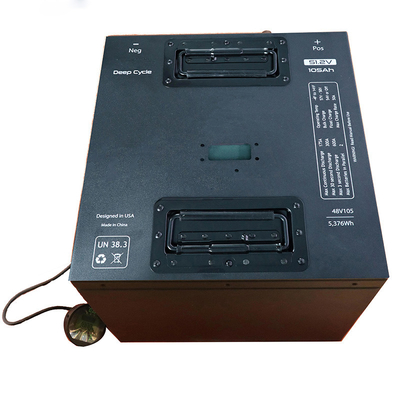 بسته باتری لیتیومی سبد گلف Lifepo4 48V 100AH ​​105AH 200AH با ارتباط