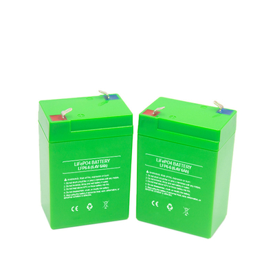 باتری جایگزین LifePO4 SLA 6.4 ولت 6 آمپر ساعت قدرت چرخه عمیق موتور سیکلت باتری LifePO4