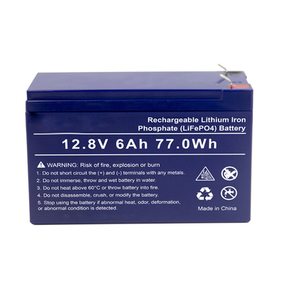 باتری لیتیومی راه اندازی موتور جایگزین LifePO4 12.8V 6Ah