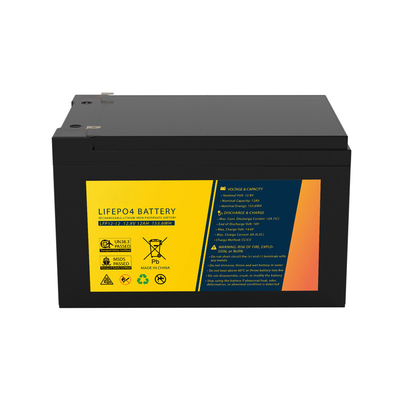بسته باتری لیتیومی قابل شارژ 12.8 ولتی جایگزین Lifepo4 SLA 12Ah برای چرخ دستی گلف