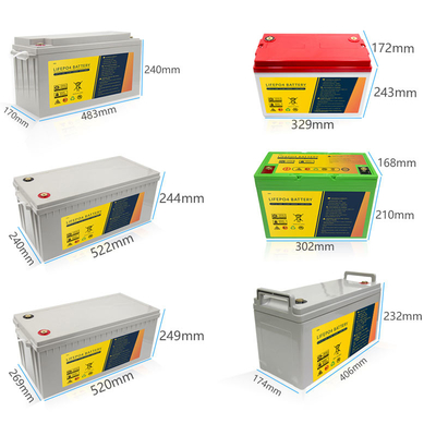 12.8V 300Ah جایگزین لیتیوم SLA عملکرد فوق العاده برای سیستم خورشیدی باد