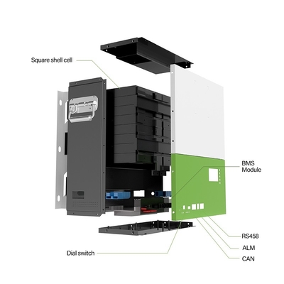 Rack Mount Residential Storage Energy System 48v 100ah Lifepo4 Battery Home Systems Storage Energy