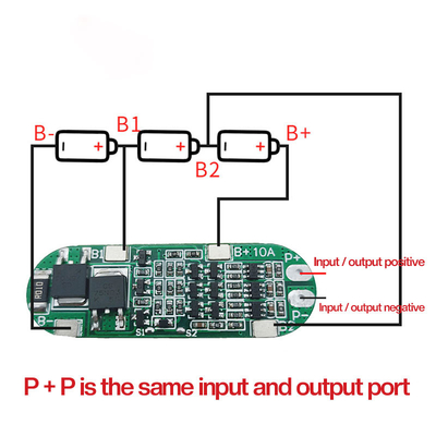 Pylontech 18650 Lithium Battery Bms 3s 12V 10amp 11.1V Lifeo4
