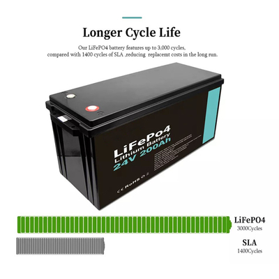 باتری 200A لیتیوم یون UPS Lifepo4 12V برای کمپینگ مانیتور دوربین مدار بسته