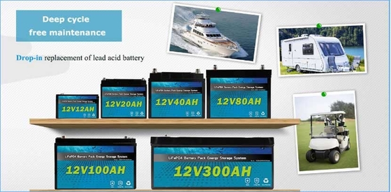 باتری Lifepo4 Leisure For Camper Vans 12V 150AH RV سیستم ذخیره انرژی خورشیدی