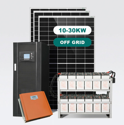 سیستم برق خورشیدی هیبریدی خاموش شبکه 3KW 5KW 8KW 10KW با باتری